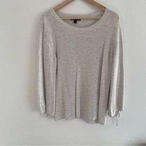 Banana Republic | white knit sweater